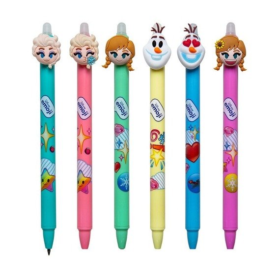 Długopis automatyczny wymazywalny Frozen turkusowy Colorino School 15639PTR
