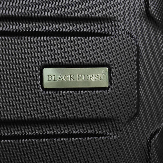 Duża walizka z ABS-u Black Horse Bentley 28" PT-0069-28 czarna