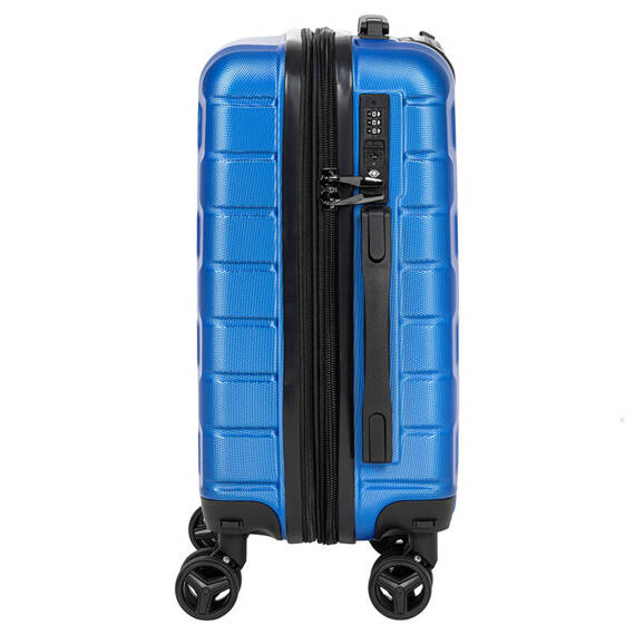 Komplet walizka kabinowa z ABS-u 18 " i kuferek 12" Black Horse Bentley PT-0069-18-12 niebieskie