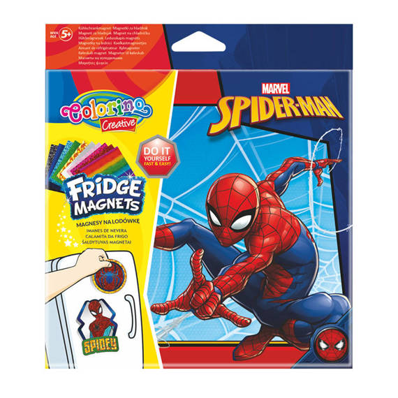 Magnesy na lodówkę Colorino Kids Spiderman 91857PTR_SPIDER