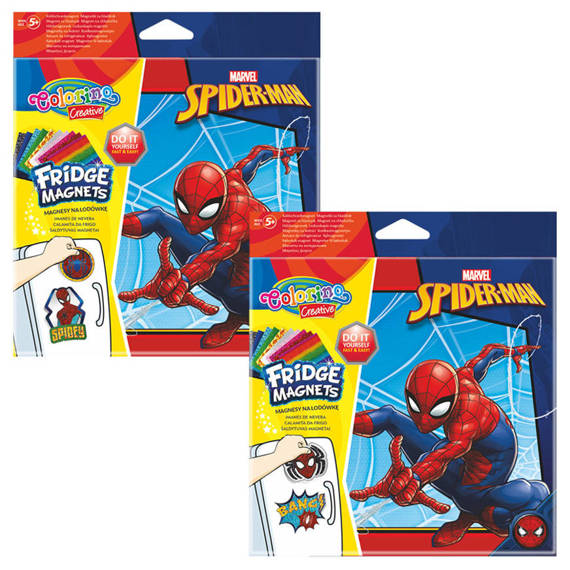 Magnesy na lodówkę Colorino Kids Spiderman 91857PTR_SPIDER