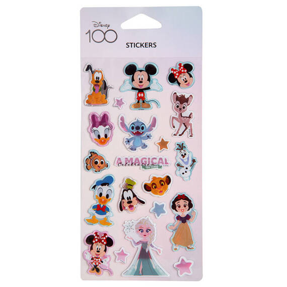 Naklejki wypukłe 20 szt. Coolpack Disney 100 Opal Collection 60596PTR