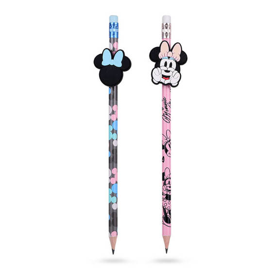 Ołówek HB z gumką 2 szt. Colorino Disney Minnie Mouse Różowy 16500PTR_ROZ