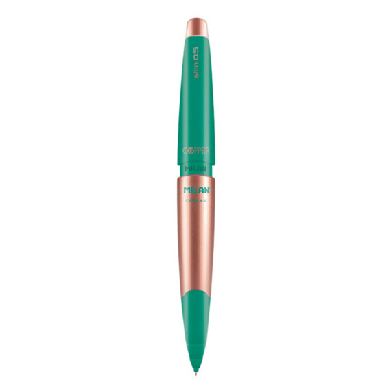 Ołówek automatyczny Milan Capsule Copper Slim zielony