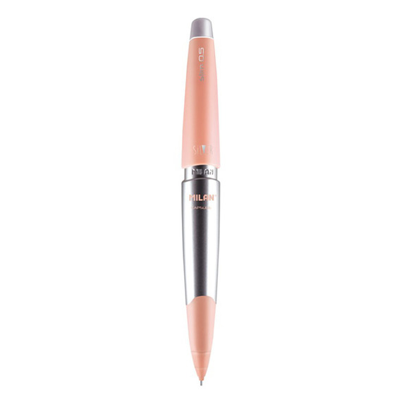 Ołówek automatyczny Milan Capsule Silver Slim różowy