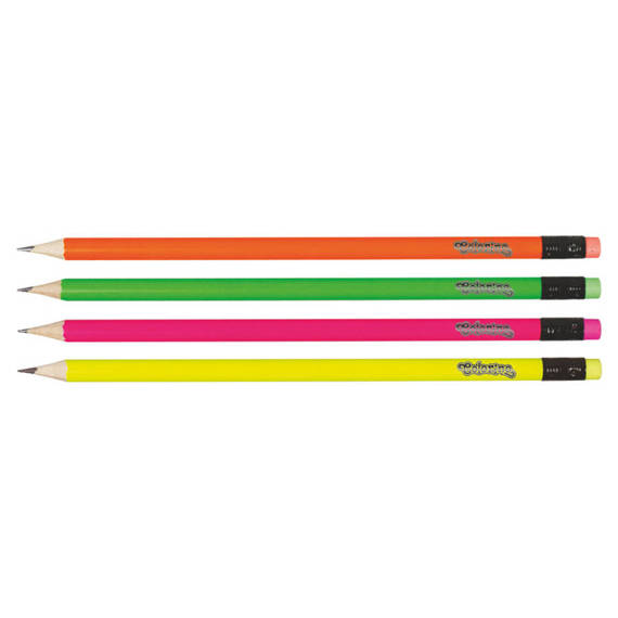 Ołówki okrągłe z gumką neonowe 72 szt. Colorino Kids 65443PTR_K