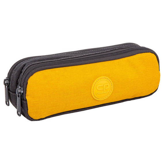 Piórnik szkolny dwukomorowy CoolPack Clio Mustard/Grey F069643