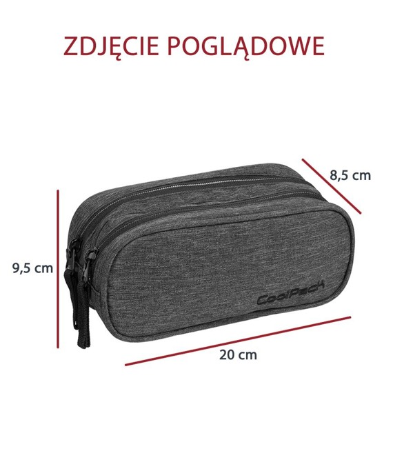 Piórnik szkolny dwukomorowy Coolpack Clever Camouflage Classic  89289CP nr A390