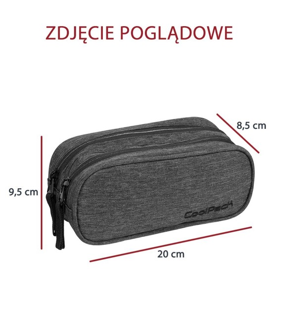 Piórnik szkolny dwukomorowy Coolpack Clever Springfield 82591CP nr A536