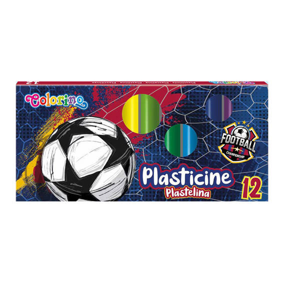 Plastelina 12 kolorów Colorino Football 21764PTR