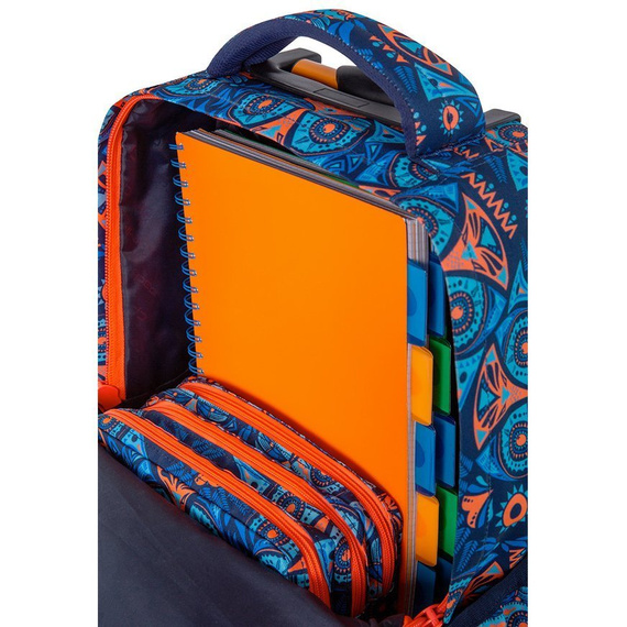 Plecak na kółkach CoolPack Swift Aztec Blue 68163CP C04189