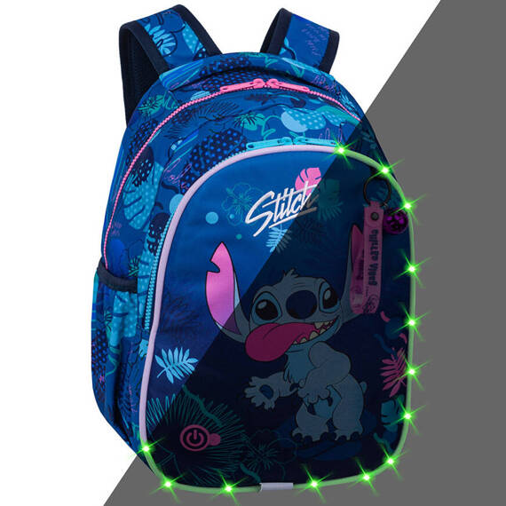 Plecak szkolny Coolpack Jimmy LED Disney Core Stitch F110780