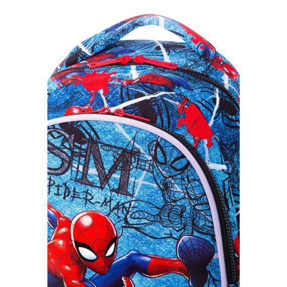 Plecak szkolny Coolpack Joy S LED Spiderman Denim 44945CP B47304