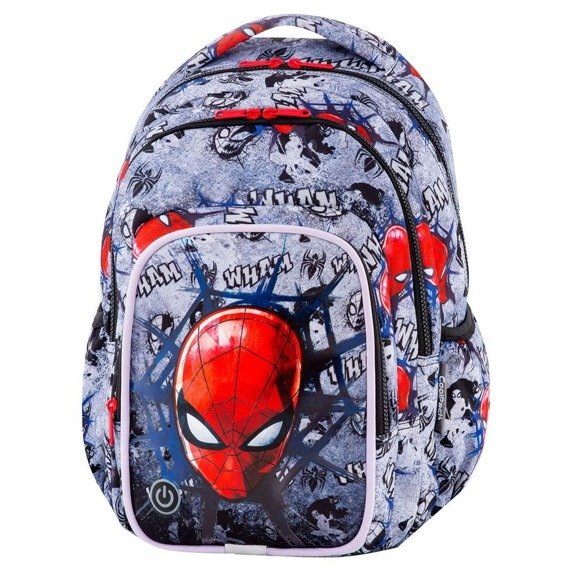 Plecak szkolny Coolpack Spark L LED Disney Spiderman Black 47861CP B45303