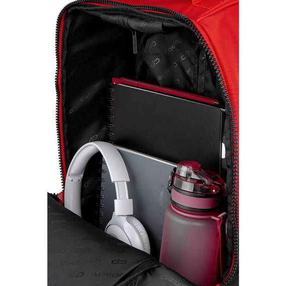 Plecak szkolny na kółkach CoolPack Compact Gradient Cranberry F086756