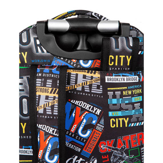 Plecak szkolny na kółkach CoolPack Starr Big City F035673