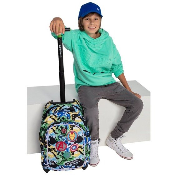Plecak szkolny na kółkach Coolpack Jack LED Disney Frozen II 48165CP B52305