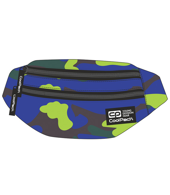 Saszetka nerka Coolpack Madison Camouflage Lime  92746CP nr A355