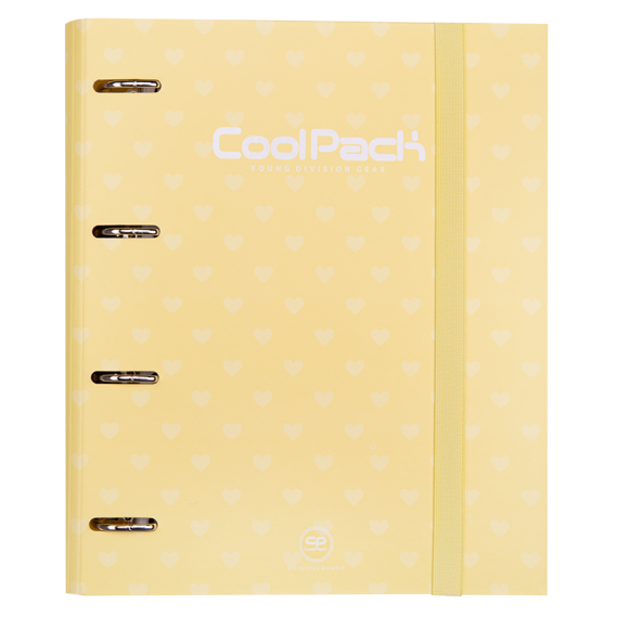 Segregator A4 Coolpack Ring Book Pastel żółty 87942CP