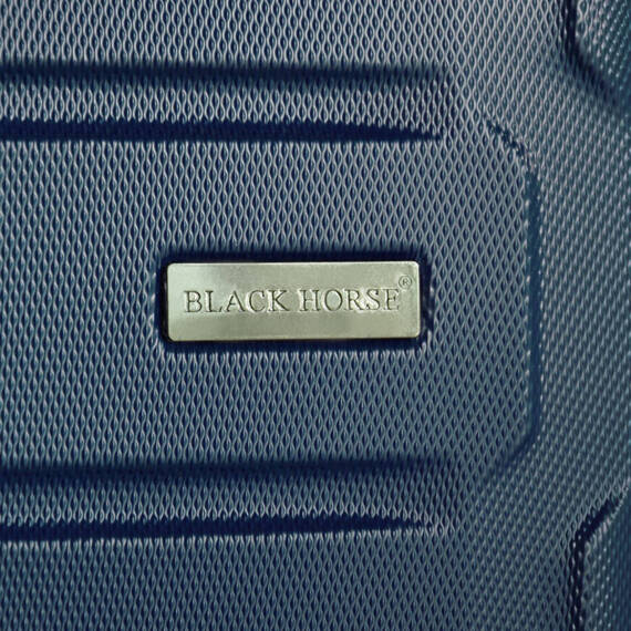 Średnia walizka z ABS-u Black Horse Bentley 24" PT-0069-24 granatowa