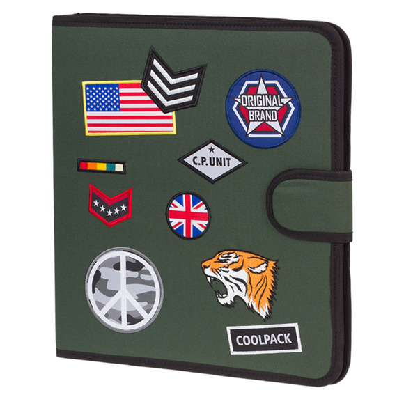 Teczka wielofunkcyjna Coolpack Mate Badges Green 86028CP A420