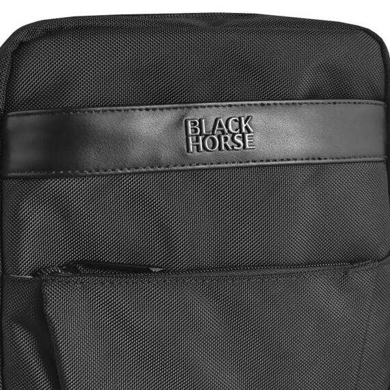 Torba na ramię raportówka Black Horse ST333B-02 czarna