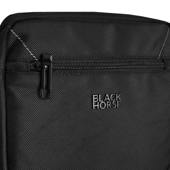 Torba na ramię raportówka Black Horse ST333B-03 czarna