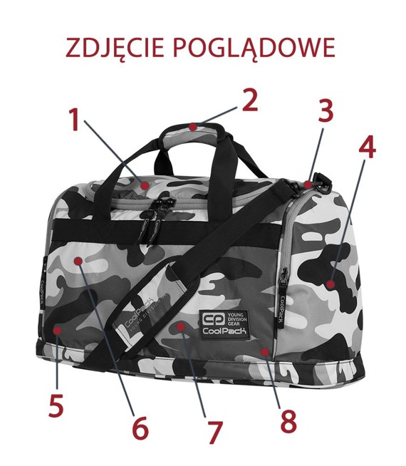 Torba sportowa Coolpack Fitt S Centre E92556