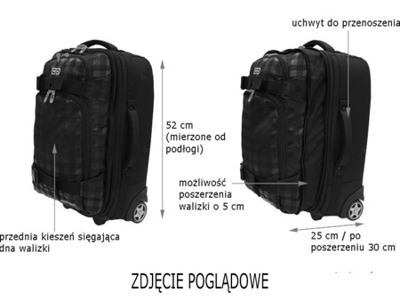 Walizka mała Coolpack Voyager Derby 62992CP nr 373