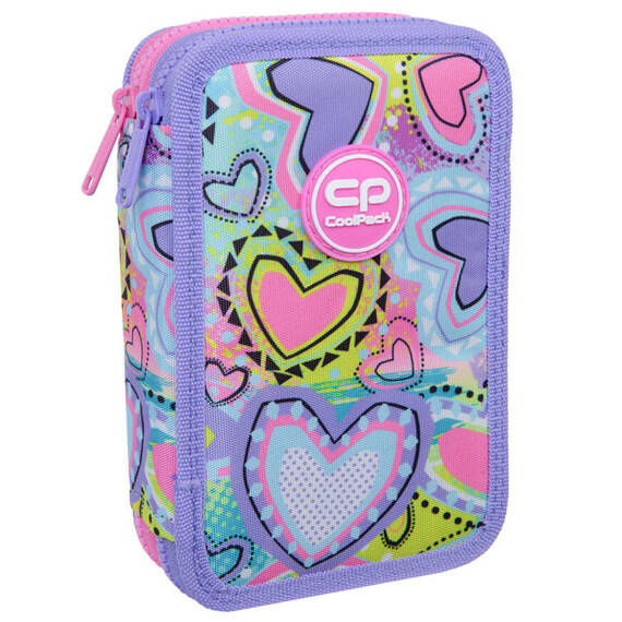 Zestaw CoolPack Pastel Heart - plecak Jerry i piórnik Jumper 2