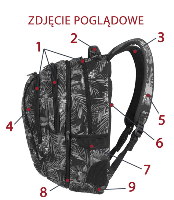 Zestaw szkolny Coolpack Mint haze - plecak Combo i piórnik Academy