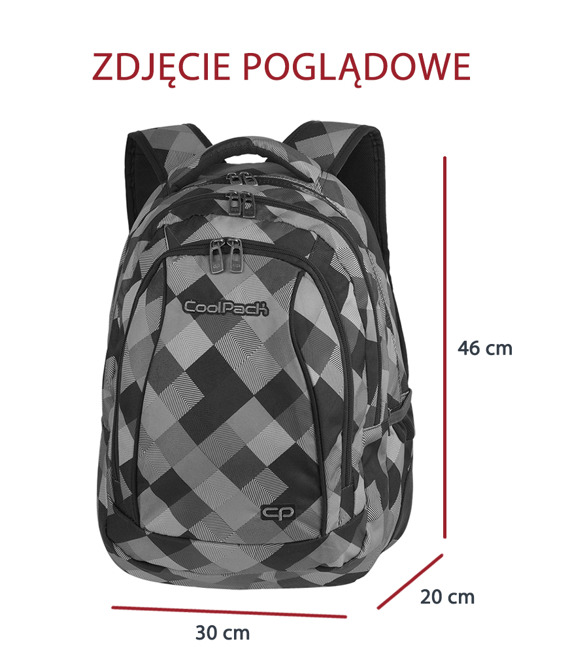 Zestaw szkolny Coolpack Rubin - plecak Combo i piórnik Academy