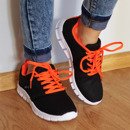 Buty sportowe dziecięce pomarańczowe - karton