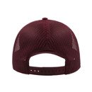 Czapka z daszkiem "trucker" RAPPER SUEDE BURGUNDY