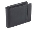 Klasyczny skórzany portfel męski Old River 5704 DM Czarny