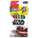 Markery metalizowane Disney Star Wars 6 kol. Colorino Kids 89571PTR