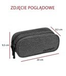 Piórnik szkolny dwukomorowy Coolpack Clever Hawaian Blue 88107CP nr A305