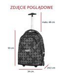 Plecak młodzieżowy na kółkach Coolpack Rapid Classic Grey 60004CP nr 487