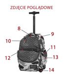 Plecak szkolny na kółkach Coolpack Junior Mosaic Dots 72557CP nr 721