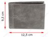 Skórzany portfel męski Sergio Tacchini szary K50TGEP029 GRI