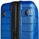 Średnia walizka z ABS-u Black Horse Bentley 24" PT-0069-24 niebieska