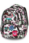 Zestaw Coolpack Camo Pink Badges - plecak Dart i piórnik Campus