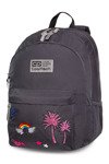 Zestaw Coolpack Sparkling Badges Grey - plecak Hippie i piórnik Hippie Edge