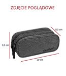 Zestaw szkolny Coolpack Grey twist - plecak Smash i piórnik Clever